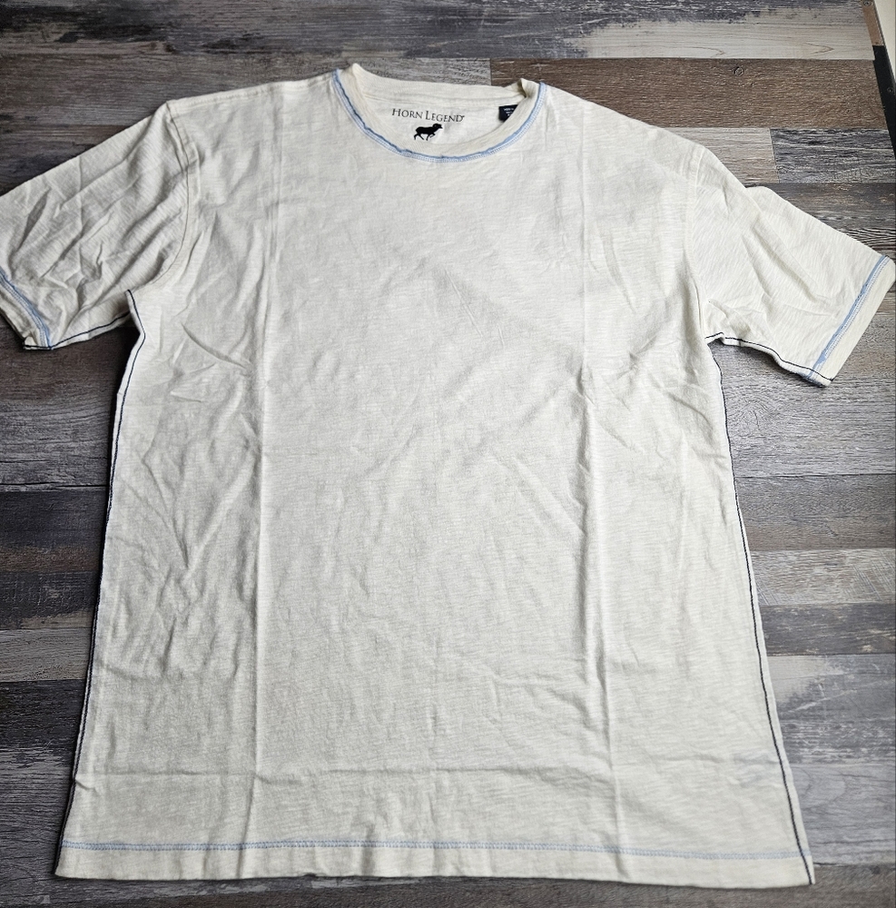 Horn Legend Men's Cotton Classic Tshirt White Medium